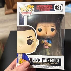 Funko Pop Stranger Things Eleven With Eggos #421 Netflix TV Vinyl Figure
